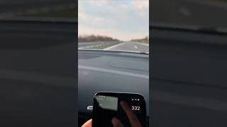 Top Speed on German Autobahn autobahn audi 300kmh kerosene [upl. by Esenwahs]