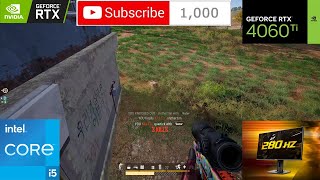 PUBG RANK ONLY  RTX 4060 TI 8GB  I5 12400  1080p Max Settings Kill Montage NEED A 1000 SUBSCRIBE [upl. by Htiduj373]