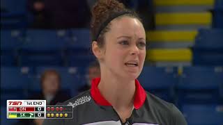 2019 Scotties Tournament of Hearts  Homan ON vs Silvernagle SK  Semifinal [upl. by Graeme]