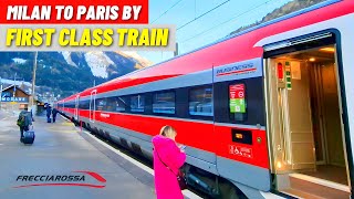 Frecciarossa 1000 Business Class 300kmh Milan to Paris high speed train [upl. by Trudie]