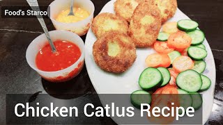 Crispy Chicken Potato Cutlets Recipe  How To Make Cutlets Easy  Chicken catlus recipe hindi  urdu [upl. by Anahsak]