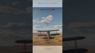 Gladiator Mk Ia kills He100 and He51 in RB warthunder gaming [upl. by Evilo4]