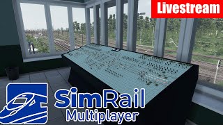 Als Fdl ein Großes Relaisstellwerk in Polen leiten  SimRail Multiplayer live [upl. by Saoj]