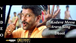 Koduva Meesai Aruva  Dhool Tamil Movie Video Song 4K Ultra HD BluRay amp Dolby Digital Sorround 51 [upl. by Tsuda]