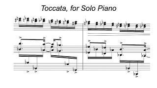 Toccata for Solo Piano 2023 rev 2024 [upl. by Alma535]