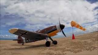 Hans Marseille MeBf109F 4 Replica Broome Final Sortie 2014 [upl. by Rehpotsirhcnhoj943]