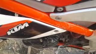 KTM Freeride 250R 2014 Starter bendix problem [upl. by Idaline656]