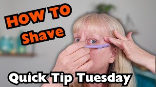 Shaving Made Easy 5 Essential Tips for Women Over 50 quicktiptuesday [upl. by Aicittel]