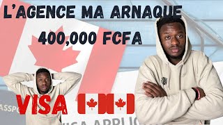 ANARQUER 400000 FCFA PAR UNE AGENCE DE VOYAGE CANADIENNE 🇨🇦‼️  VISA ETUDIANT [upl. by Eyahsal474]