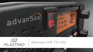 Plastimo  AdvanSea Radio VHF FX 400 FR [upl. by Diane-Marie391]