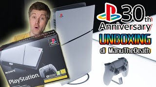 Playstation 5 Slim 30° Anniversario Ps5 30Th Anniversary Unboxing ITA [upl. by Hsivat]