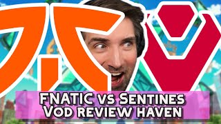 FNATIC vs SENTINELS  VCT analyst does VoD review analysis  HAVEN  VCT Lock In Brasil [upl. by Narod]