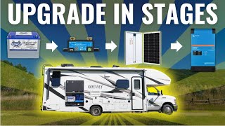 Upgrading an RV Electrical System in Stages to Save  upfront [upl. by Aicatsal]