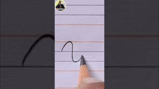 Capital Letter V Writing With Pencil  Shorts  Nirmal Englisham [upl. by Idok]