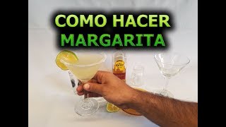 como hacer una margarita clasica con tequila [upl. by Anilas]