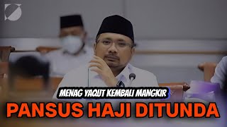 Rapat Pansus Haji Kembali ditunda Menag Kembali tak hadir [upl. by Allez]