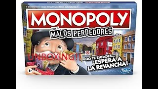 UNBOXING MONOPOLY PARA MALOS PERDEDORES [upl. by Gillmore]