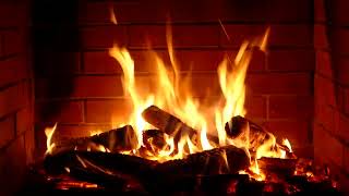 Roaring and Crackling Fireplace 600 Minutes  10 hours in HD 1080p [upl. by Ahsiel]