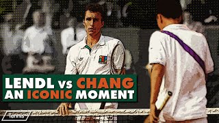 Iconic Moments Chang vs Lendl  Roland Garros 4th Round 1989 [upl. by Amme]