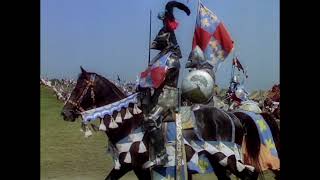 Henry V 1944 by Laurence Olivier Clip The famous bit with the arrows just before Agincourt [upl. by Aneeuq484]