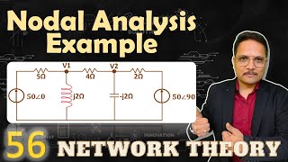 3  Nodal Analysis for Complex Networks Detailed Example and Solution [upl. by Carmena]