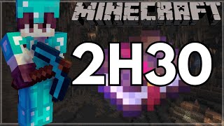 2H30 POUR ENCHANTER CETTE PIOCHE SUR MINECRAFT encore mort retournement de situations [upl. by Eriha]