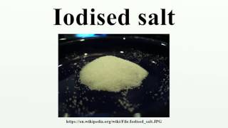 Iodised salt [upl. by Aislehc]