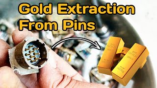 Gold Recovery From Mix Electronics Scrap  Best Way To Recover 24 Karat Pure Gold [upl. by Lundberg]