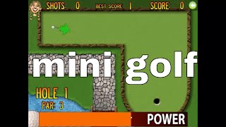 Mini Golf Multiplayer Game  Crazy Games [upl. by Lindholm177]