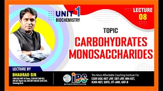 UNIT 1 CARBOHYDRATESDISACCHARIDES AND POLYSACCHARIDES [upl. by Anaerdna275]