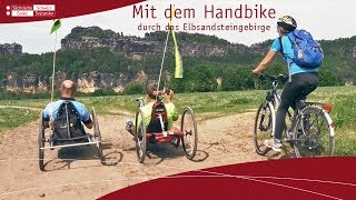 Mit dem Handbike durch die Sächsische Schweiz [upl. by Hardan763]