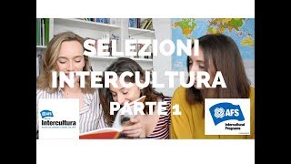 SELEZIONI INTERCULTURA pt 1 [upl. by Ayhay965]