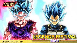 LF Tag Ssb Kaioken Goku And Ssbe Vegeta Legends Festival 2023 MovesetDragon Ball Legends [upl. by Turtle]