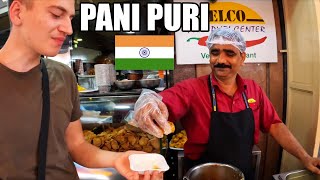 First time trying Indian food in Mumbai 🇮🇳 Pani Puri Vada Pav [upl. by Eniak]