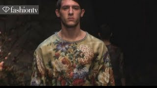 Dolce amp Gabbana Men FallWinter 201314  Milan Mens Fashion Week  FashionTV [upl. by Etoile]