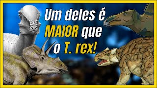 TOP 5 MAIORES DINOSSAUROS ORNITÍSQUIOS de todos os tempos [upl. by Ettenyl737]