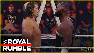 The Great Khali vs Omos  WWE Royal Rumble 2024  Ladder Match [upl. by Cypro367]