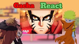 •Sala Naruto react to rap Baryon mode• gacha ∆Naruto∆ ×Eu sacrifico minha vida× [upl. by Hannan]