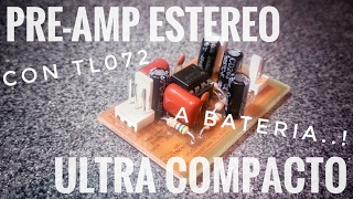 Preamplificador Estéreo Ultra Compacto a Batería  Parte 1  Diagrama [upl. by Essile]