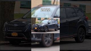 SUBARU FORESTER Car Models Evolution viral [upl. by Rafaellle]