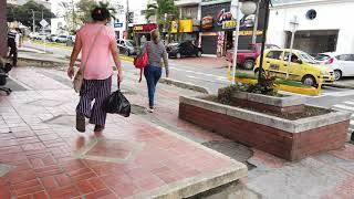 travel colombia Walking around Bucaramanga Colombia [upl. by Gilberta466]