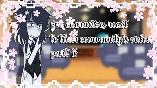 fpe characters react to their communitys videos part 1 shorts video [upl. by Algar]