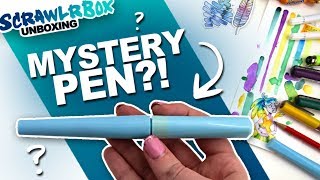 NOT THE COLOR I WAS EXPECTING  Mystery Art Supplies  Scrawlrbox Unboxing [upl. by Steinway]