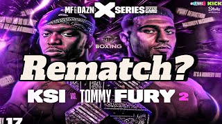 KSI vs Tommy fury POSSIBLE REMATCH [upl. by Noswal]