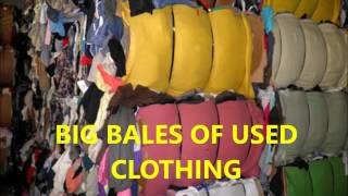 Americas Best BULK USED CLOTHING Second Hand Clothes Used Jeans Garments Rags amp Shoes [upl. by Kenyon]