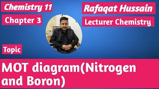 lec20 Molecular Orbital Theory  Chemical Bonding  Diagram of Nitrogen  class 11 federal 24 [upl. by Pronty303]