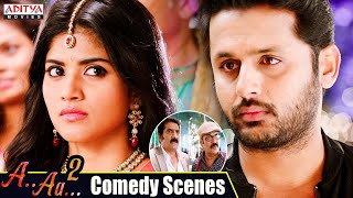 A AA 2 Superhit Comedy Scenes Hindi Dubbed Movie  Nithiin  Megha Akash  Ashu Reddy [upl. by Craner787]