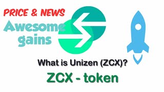 Unizen Price Prediction Charts Watch to find out Crypto update Big gains ahead ZCX [upl. by Colier]