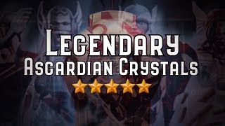 Legendary Asgardian Crystals  Can We Have Our 5Star Luck Back  Marvel Contest of Champions [upl. by Arrahs]