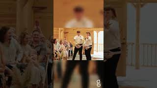 1010 flower boy entrance weddingvideographer wedding flowerboy arkansaswedding [upl. by Allac]